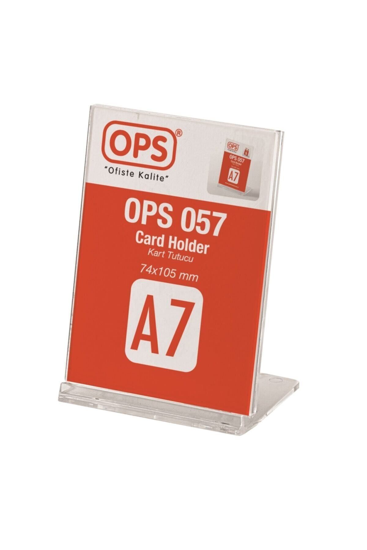 OPS 057 74X105MM A7 ŞEFFAF KART TUTUCU