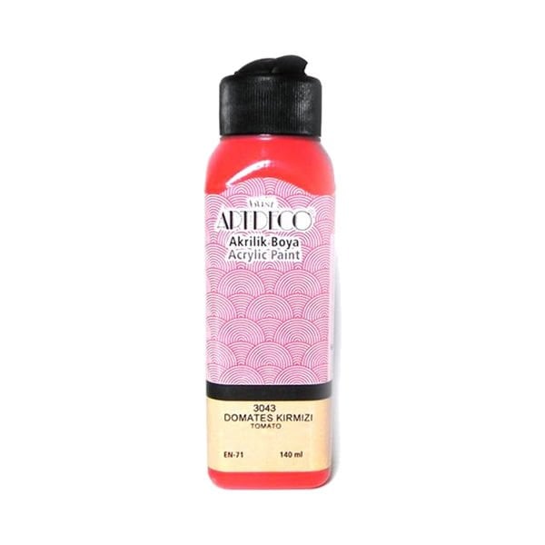 Artdeco 3043 140 ml Domates Kırmızı Akrilik Boya