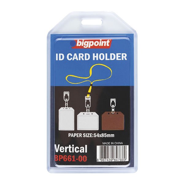 Bigpoint 661 54x85 mm 5 li Dik Şeffaf Soft Kart Kabı