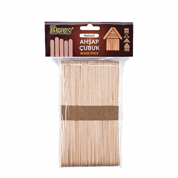 Brons BR-900 Natural Dar Ahşap Çubuk