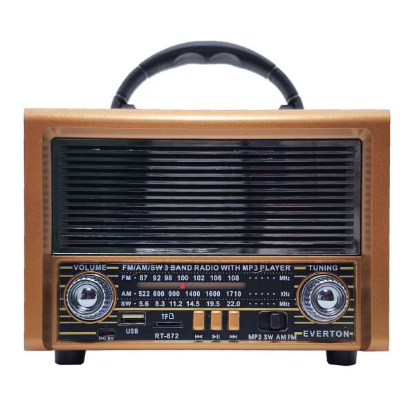 Everton RT-872BT Bluetooth Fm/Usb/Tf Card Şarjlı Nostaljik Radyo