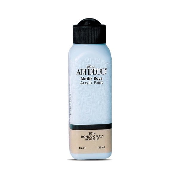 Artdeco 3014 140 ml Boncuk Mavi Akrilik Boya