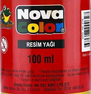 NOVA COLOR NC-278 100 CC RESİM YAĞI