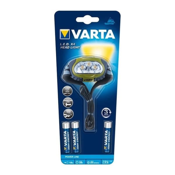 Varta Led Power Line Head Light 3Aaa Kafa Feneri