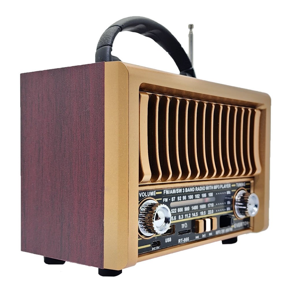 EVERTON RT-866BT FM/USB/TF CARD/BLUETOOH NOSTALJİ RADYO