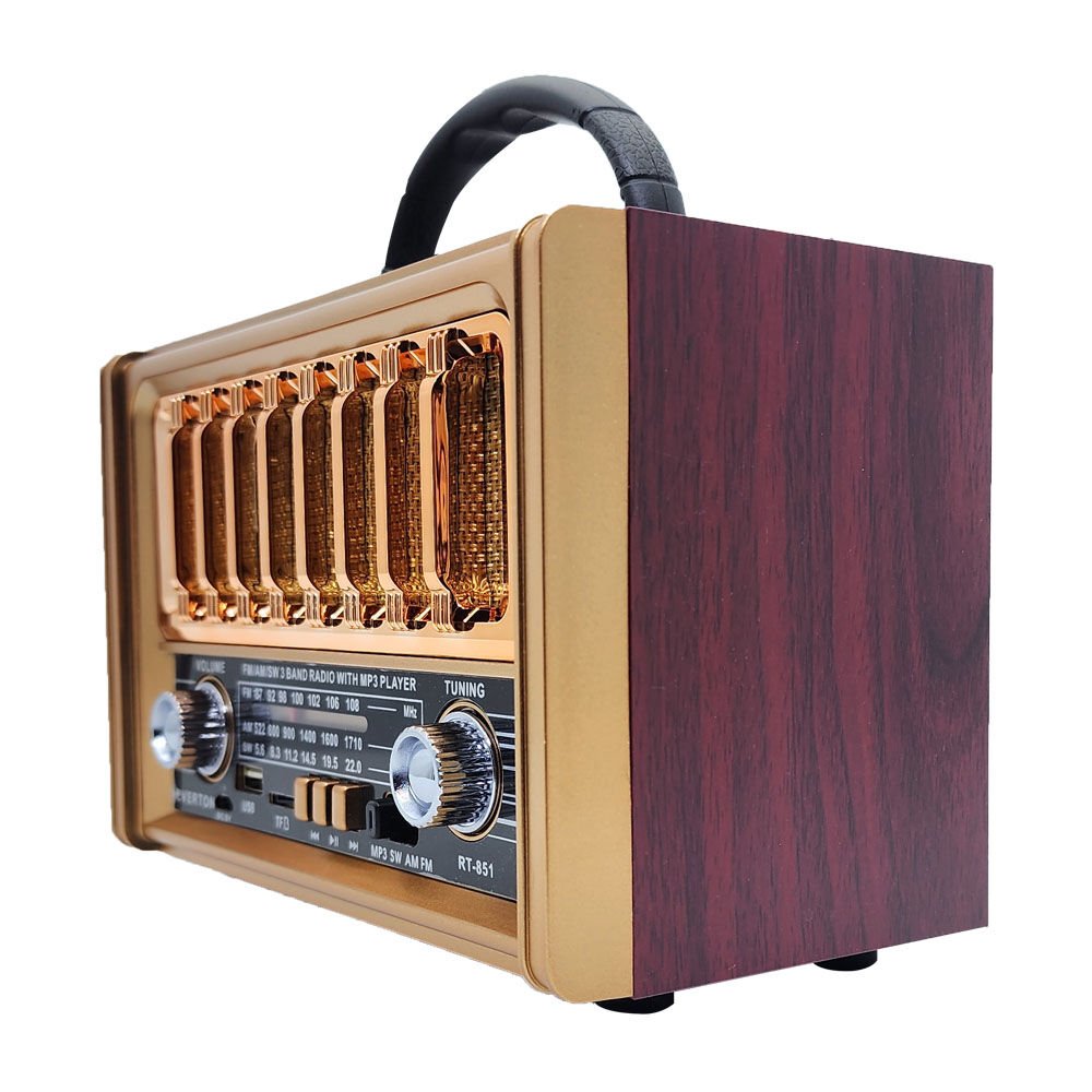 EVERTON RT-851 BLUETOOTH FM/USB/SD/ TF ŞARJLI NOSTALJİ RADYO