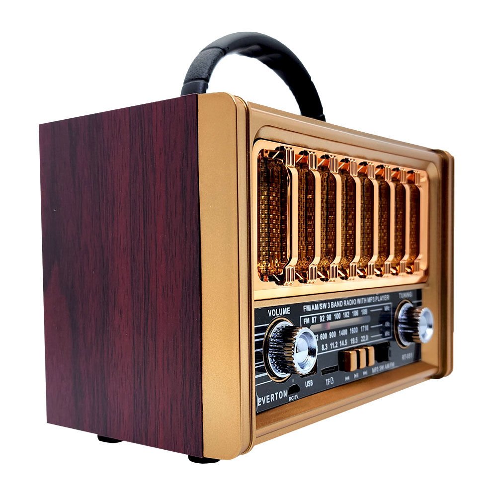 EVERTON RT-851 BLUETOOTH FM/USB/SD/ TF ŞARJLI NOSTALJİ RADYO