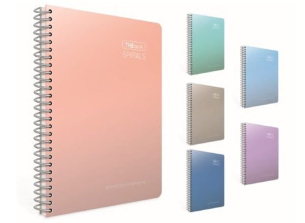 Gıpta Thebook A4 100 Yaprak Kareli Spiralli Sert Kapaklı Defter