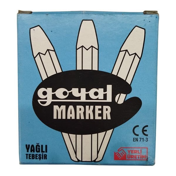 Goyal 12 li Beyaz Yağlı Tebeşir