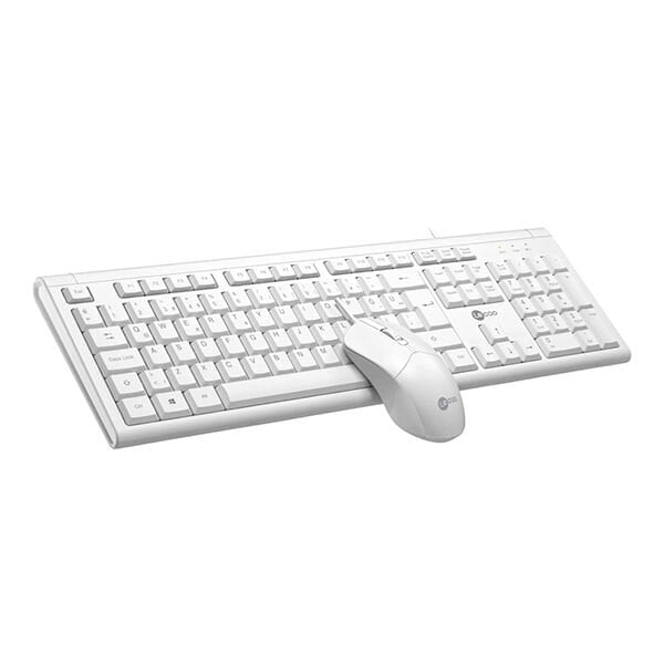 Lenovo Lecoo CM101 Beyaz USB Kablolu Türkçe Q Klavye & Mouse Set