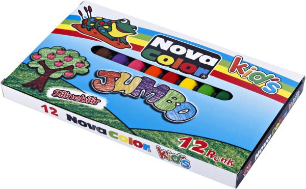 Nova Color NC-2124 12 li Jumbo Mum Boya