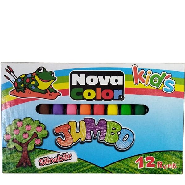 Nova Color NC-2124 12 li Jumbo Mum Boya