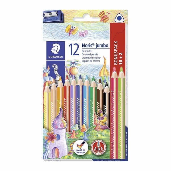 Staedtler 128 NC12P1 12 li Noris Üçgen Jumbo Kuru Kalem