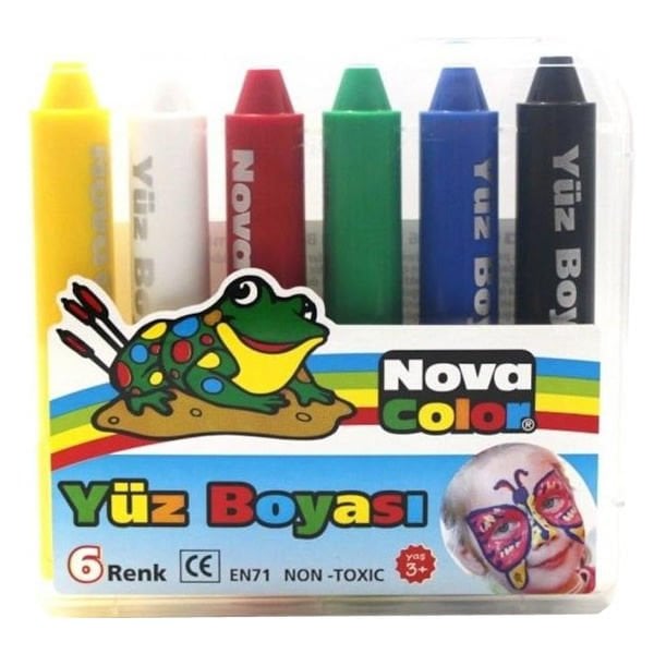 Nova Color NC-210 6 lı Yüz Boyası