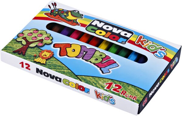 Nova Color NC-2118 12 li Tombul Mum Boya