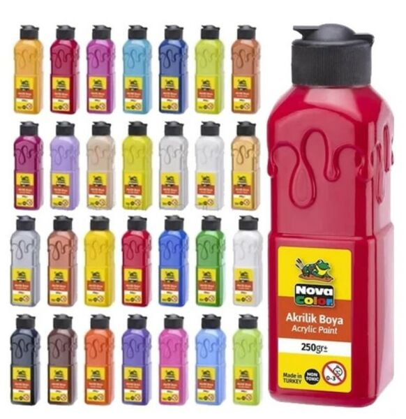 Nova Color NC-379 500 gr Pembe Renk Parmak Boyası