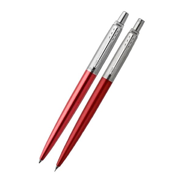 Parker Jotter Ct 0,5 mm Kırmızı Versatil Kalem & Tükenmez Kalem Seti
