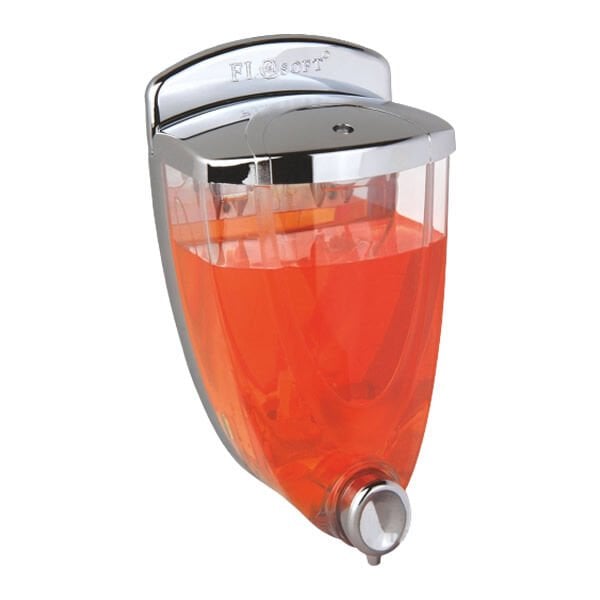 Flosoft F016 650 ml Krom Sıvı Sabunluk
