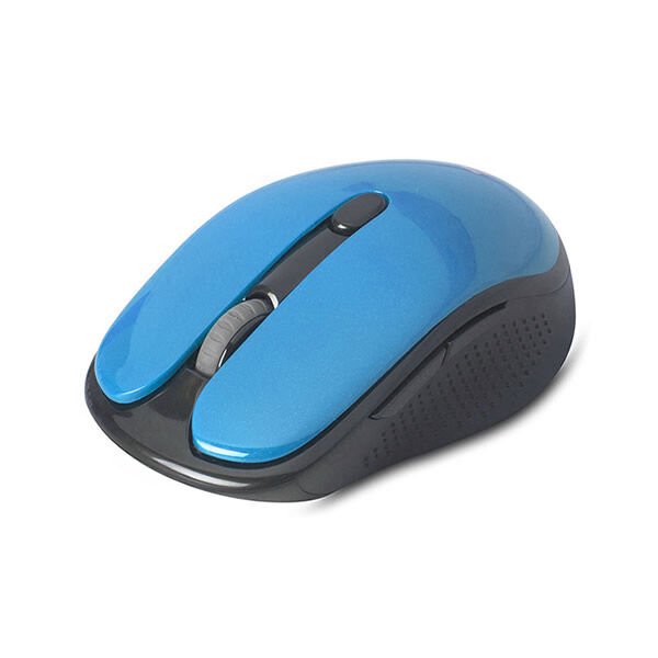 EVEREST SM-865 1600 DPİ 6D ALKALİN PİLLİ MAVİ KRİSTAL KUTULU KABLOSUZ SESSİZ MOUSE