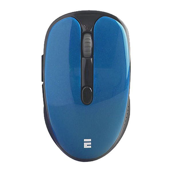Everest SM-865 1600 Dpi 6D Alkalin Pilli Mavi Kristal Kutulu Kablosuz Sessiz Mouse