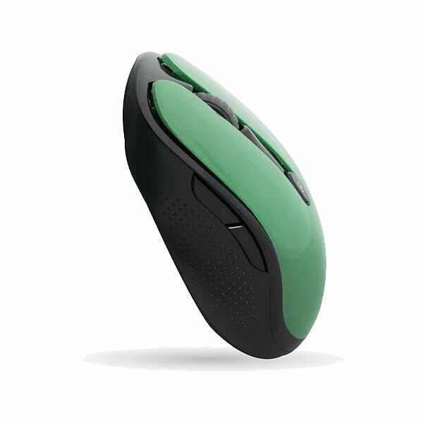 EVEREST SM-865 1600 DPİ 6D ALKALİN PİLLİ METALİK YEŞİL KRİSTAL KUTULU KABLOSUZ SESSİZ MOUSE