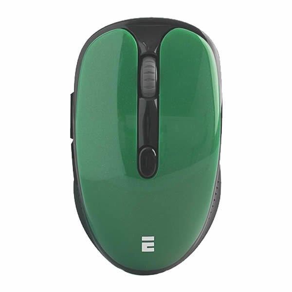 Everest SM-865 1600 Dpi 6D Alkalin Pilli Metalik Yeşil Kristal Kutulu Kablosuz Sessiz Mouse