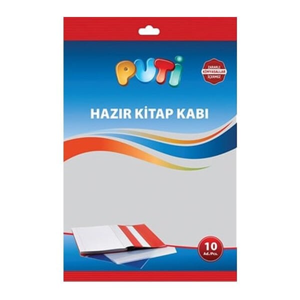 Puti 0096 10 lu Yapışkanlı Hazır Kitap Kabı