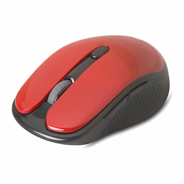 EVEREST SM-865 1600 DPİ 6D ALKALİN PİLLİ KIRMIZI KRİSTAL KUTULU KABLOSUZ SESSİZ MOUSE