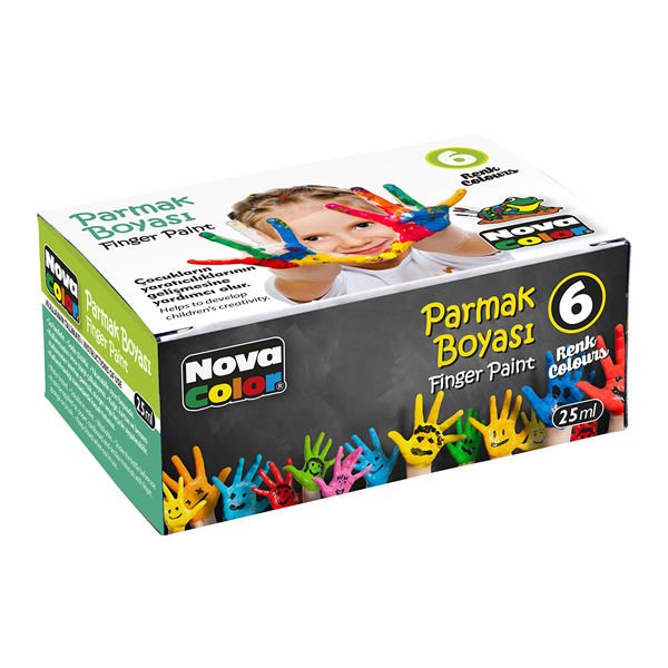 Nova Color NC-138 6 lı Parmak Boyası