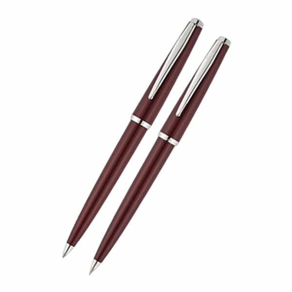 Scrikss 33 Bordo Lüks Kutu Tükenmez Kalem & Versatil Kalem Seti