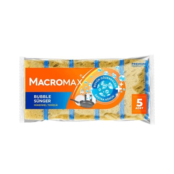 Macromax 5 li Bubble Sünger
