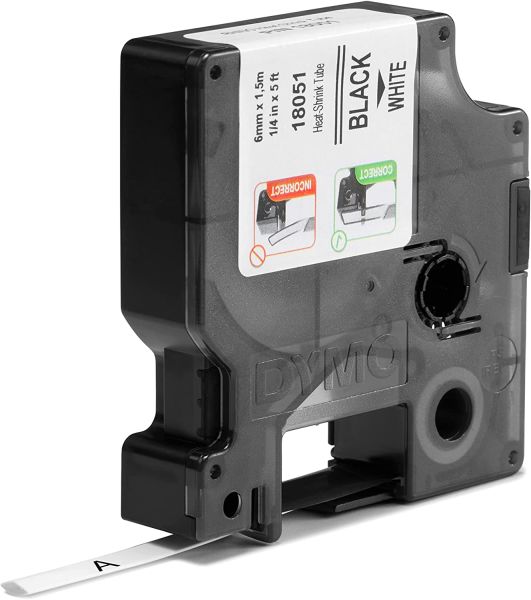 Dymo 18051 RhinoPro 6mmx1.5mt Isıyla Küçülen Şerit