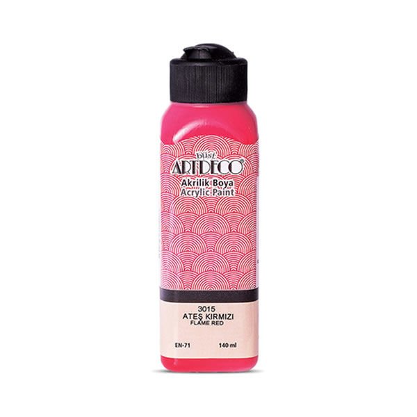 Artdeco 3015 140 Ml Ateş Kırmızı Akrilik Boya