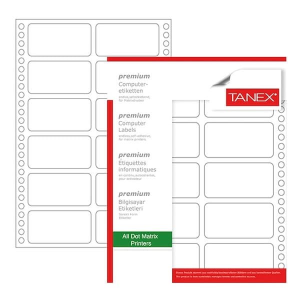 Tanex 35X77 Mm Bilgisayar Etiketi