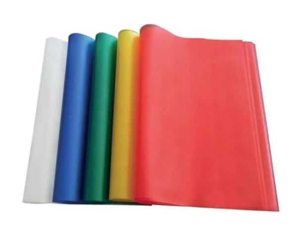 Temat 214907 10 lu Mavi Tek Kenarı Yapışkanlı Defter Kabı