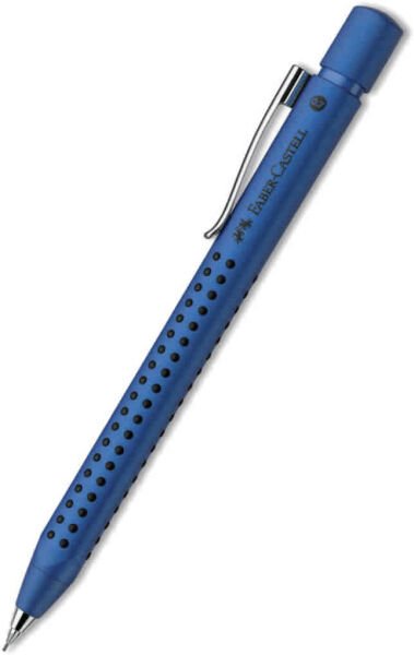 Faber Castell Grip 2011 0,7 mm Metalik Mavi Versatil Kalem