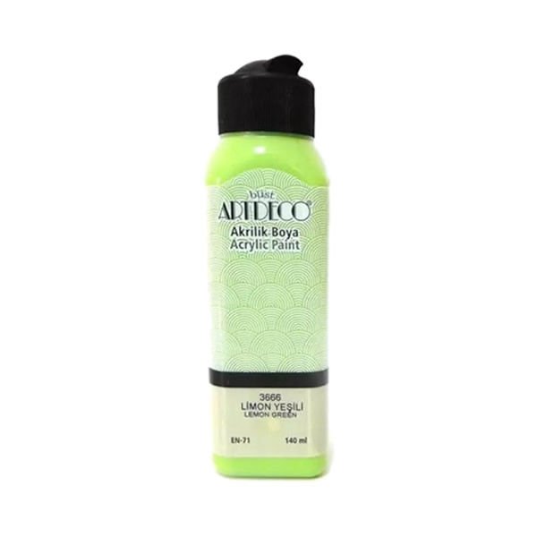 Artdeco 3666 140 ml Limon Yeşil Akrilik Boya