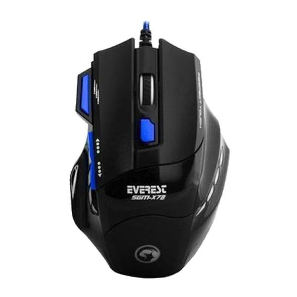 Everest SGM-X7B Mavi Usb Gaming Mouse&Mousepad Seti