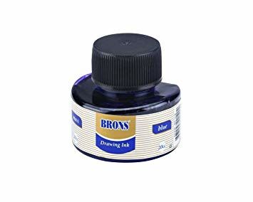 Brons BR-318 20 cc Mavi Çini Mürekkebi