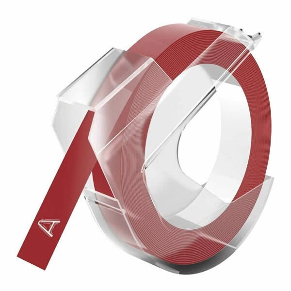 Dymo 520102 9mmx3mt Kırmızı Kabartma Şerit