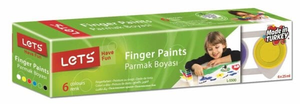 Lets 25 mg 6 lı Parmak Boyası