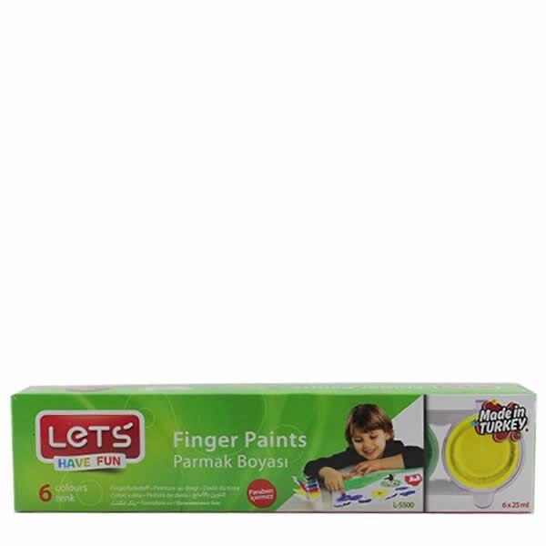 Lets 25 mg 6 lı Parmak Boyası