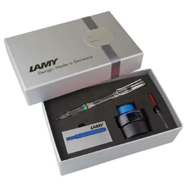 Lamy 12DS-M Vista Şeffaf Dolma Kalem Seti
