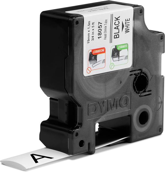 Dymo 18057 RhinoPro 19mmx1.5mt Isıyla Küçülen Şerit