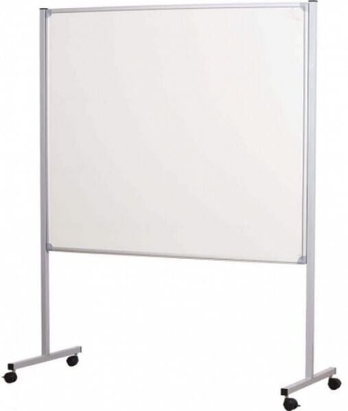 İnter INT-615 90x120 Alüminyum Çerçeve Manyetik Yüzeyli Tekerlekli Ayaklı Yazı Tahtası