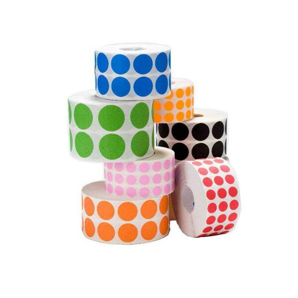 Tanex 25 mm 2500 lü Turuncu Nokta Etiket