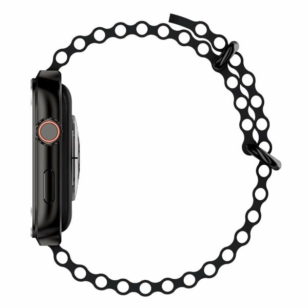 X-Level XW8012B X-WearSmart Bluetooth aramalı 1.96-inch  Kan Oksijen Seviyesi Ölçer Siyah Akıllı Saat