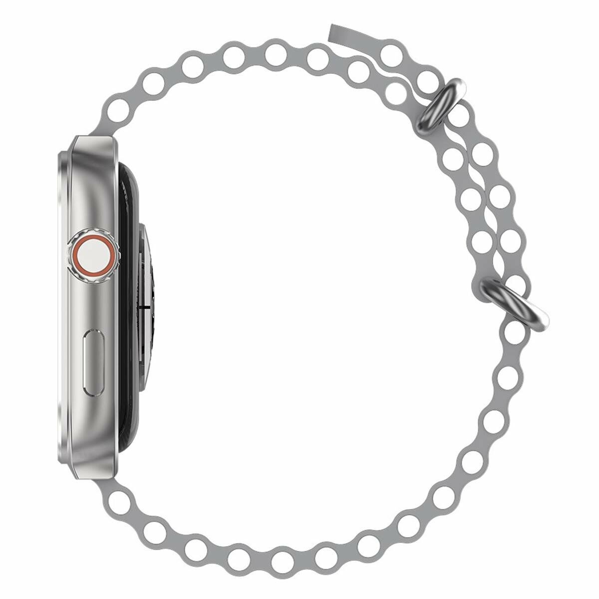 X-LEVEL XW8012 X-WEARSMART BLUETOOTH ARAMALI 1.96-İNCH KAN OKSİJEN SEVİYESİ ÖLÇER STARLİGHT AKILLI SAAT