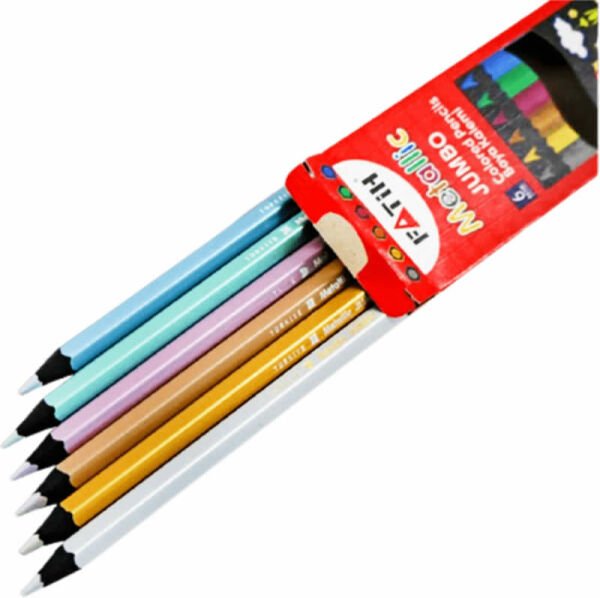 Fatih 6 lı Metalik Tam Boy Jumbo Kuruboya Kalemi