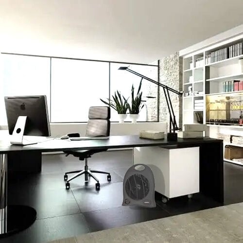 LUXELL LX-6441 SİYAH FANLI ISITICI